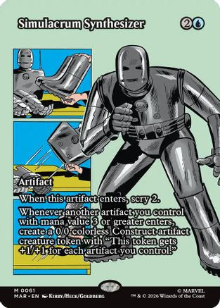 Marvel Universe Eternal-Legal - (MAR-061) - Simulacrum Synthesizer (Borderless)