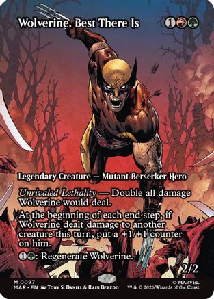 Marvel Universe Eternal-Legal - (MAR-097) - Wolverine, Best There Is (Borderless)