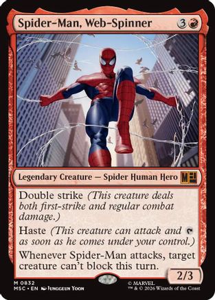 Commander: Marvel Super Heroes - (MSC-832) - Spider-Man, Web-Spinner Foil
