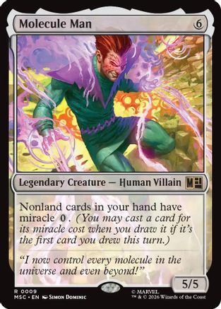 Commander: Marvel Super Heroes - (MSC-009) - Molecule Man