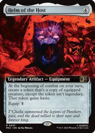 Commander: Marvel Super Heroes - (MSC-437) - Helm of the Host (Extended Art)
