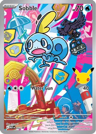 ME Mega Evolution Promo 052 Grookey - 053 Scorbunny - 054 Sobble - Holofoil - Promo (BUNDLE)