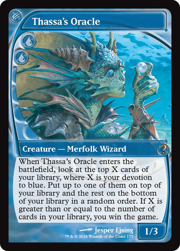 Mystery Booster 2 - (MB2-175) - Thassa's Oracle (Future Sight) Foil