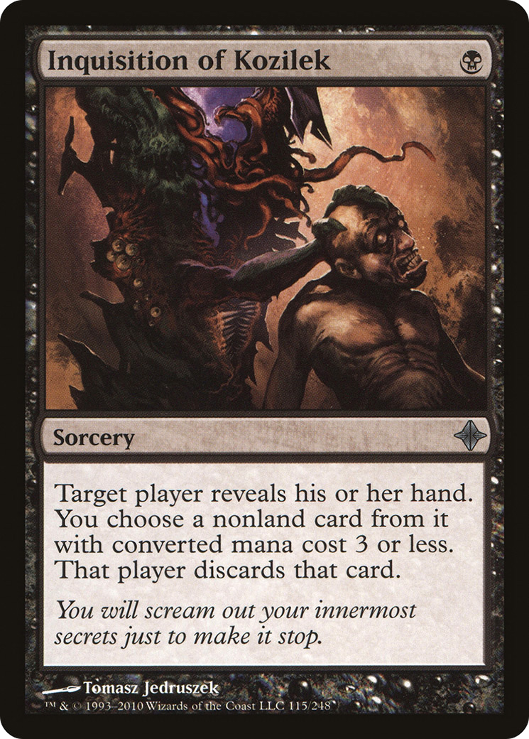 Rise of the Eldrazi - (ROE-115) - Inquisition of Kozilek Foil