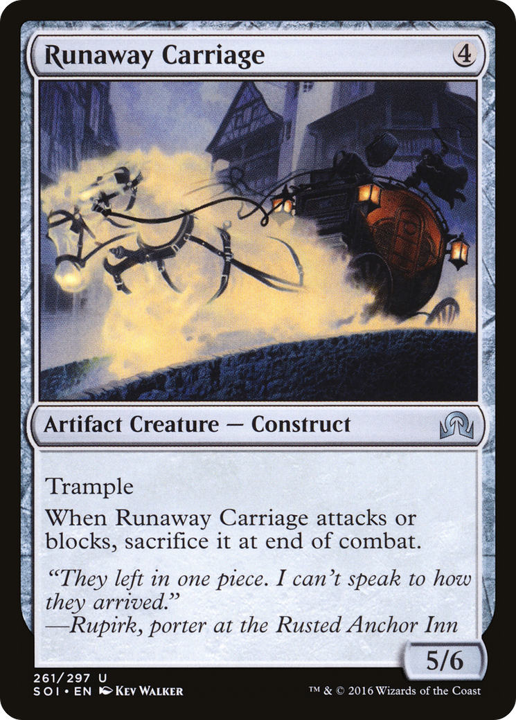 Shadows over Innistrad - (SOI-261) - Runaway Carriage