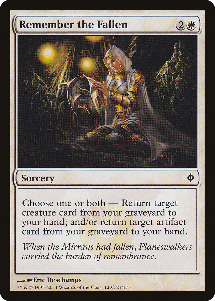 New Phyrexia - (NPH-021) - Remember the Fallen
