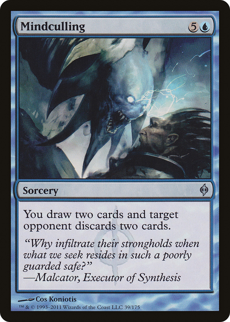 New Phyrexia - (NPH-039) - Mindculling Foil
