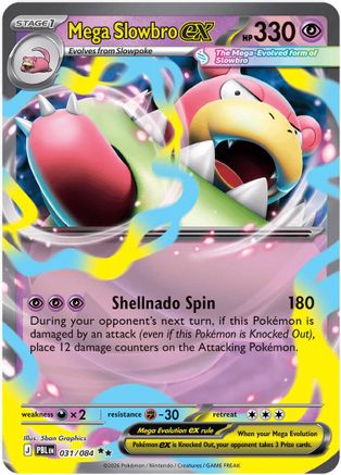 ME05 Pitch Black 031 Mega Slowbro ex - Holofoil - Double Rare