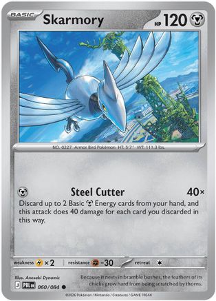 ME05 Pitch Black 060 Skarmory - Common
