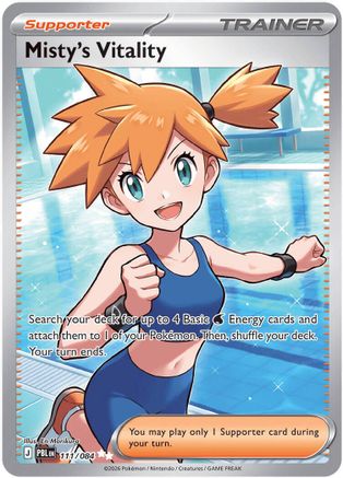 ME05 Pitch Black 111/084 Misty's Vitality - Holofoil - Ultra Rare