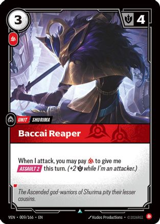 Vendetta (009/166): Baccai Reaper - Foil