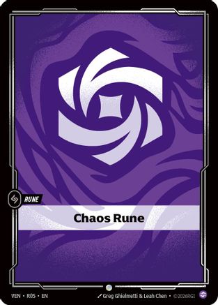 Vendetta (R05): Chaos Rune - Foil