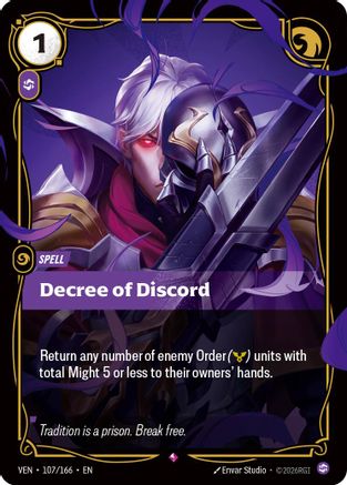 Vendetta (107/166): Decree of Discord - Foil