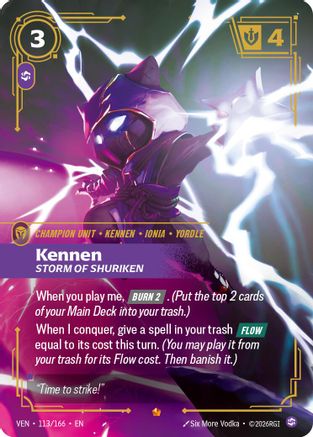 Vendetta (113/166): Kennen - Storm of Shuriken - Foil