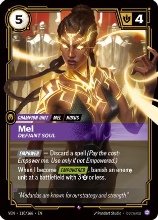 Vendetta (110/166): Mel - Defiant Soul - Foil