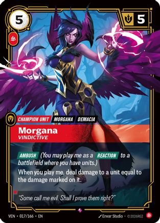 Vendetta (017/166): Morgana - Vindictive - Foil