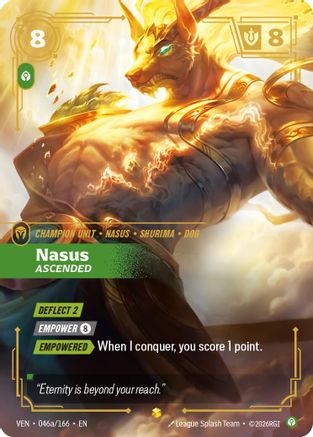 Vendetta (046a/166): Nasus - Ascended (Alternate Art) - Foil