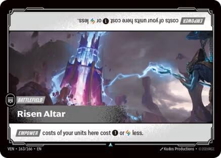 Vendetta (163/166): Risen Altar - Foil