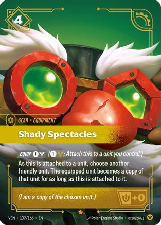 Vendetta (137/166): Shady Spectacles - Foil