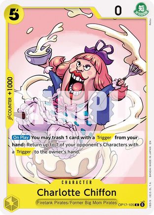 The Worlds Strongest Warriors OP17-105 Charlotte Chiffon (OP17-105) - Common
