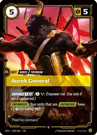 Vendetta (130/166): Aurok General - Foil