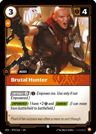 Vendetta (070/166): Brutal Hunter -