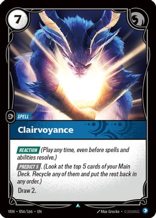 Vendetta (056/166): Clairvoyance -