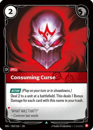 Vendetta (010/166): Consuming Curse - Foil