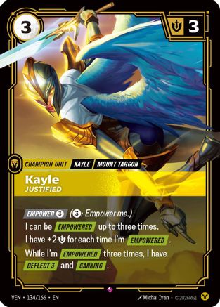 Vendetta (134/166): Kayle - Justified - Foil