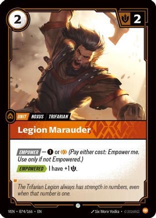 Vendetta (074/166): Legion Marauder - Foil