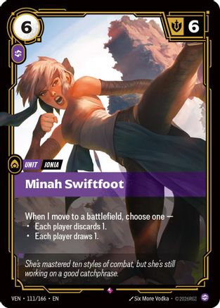 Vendetta (111/166): Minah Swiftfoot - Foil