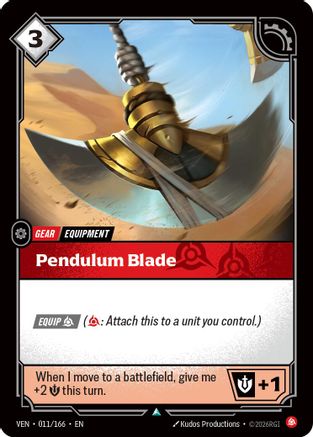Vendetta (011/166): Pendulum Blade - Foil