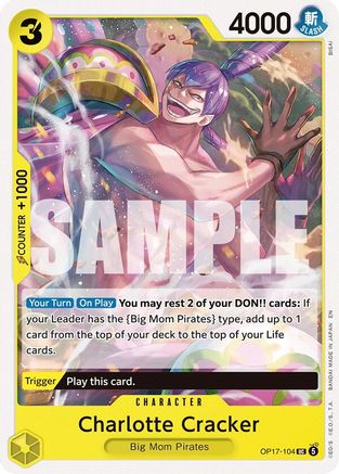 The Worlds Strongest Warriors OP17-104 Charlotte Cracker (OP17-104) - Uncommon