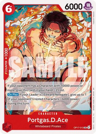 The Worlds Strongest Warriors OP17-013 Portgas.D.Ace (OP17-013) - Uncommon