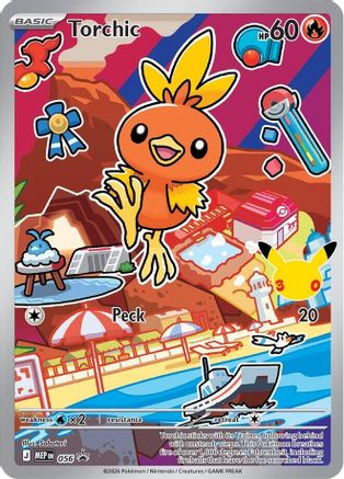 (BUNDLE) ME Mega Evolution Promo 055 Treecko 056 Torchic 057 Mudkip - Holofoil - Promo
