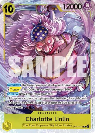 The Worlds Strongest Warriors OP17-112 Charlotte Linlin (112) (OP17-112) - Foil - Super Rare