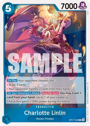 The Worlds Strongest Warriors OP17-049 Charlotte Linlin (049) (OP17-049) - Foil - Rare