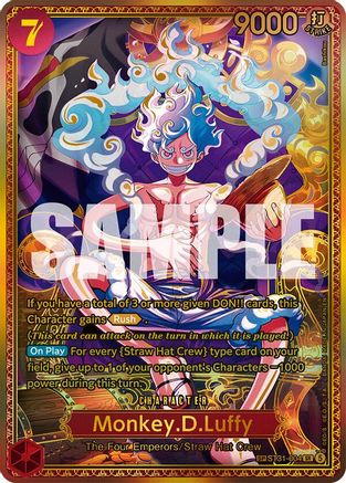 The Worlds Strongest Warriors ST31-004 Monkey.D.Luffy (ST31-004) (SP) (ST31-004) - Foil - Super Rare