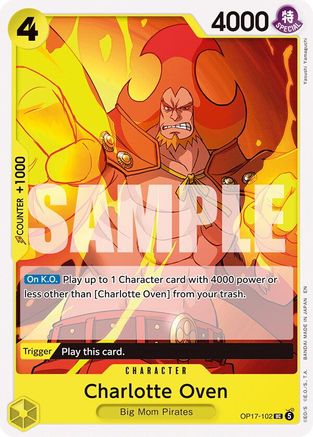 The Worlds Strongest Warriors OP17-102 Charlotte Oven (OP17-102) - Uncommon