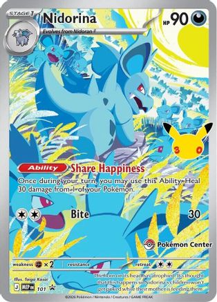 ME Mega Evolution Promo 101 Nidorina - Holofoil - Promo
