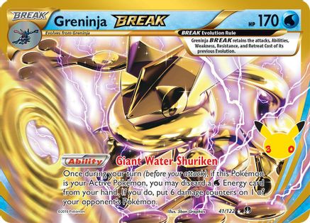 ME 30th Celebration Classic Collection 041/122 Greninja BREAK - Holofoil - Classic Collection