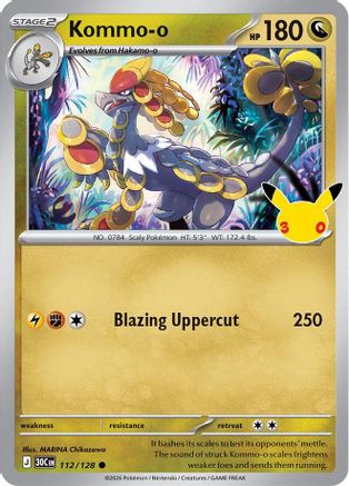 ME 30th Celebration 112/128 Kommo - Holofoil - Common