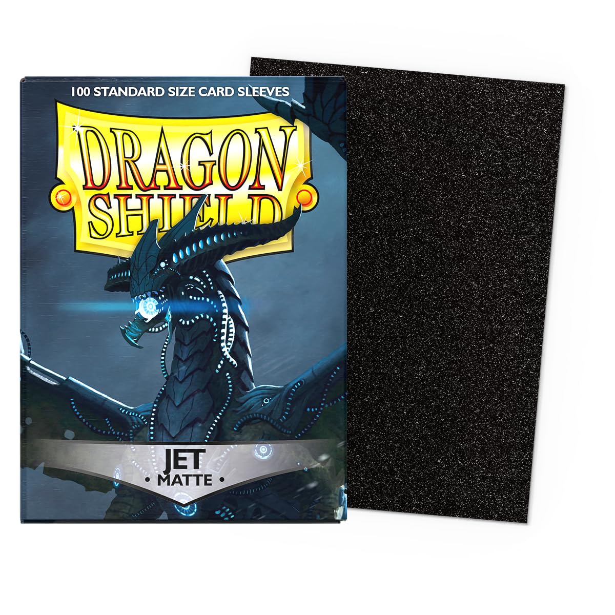 Dragon Shield Matte Jet Standard Size Deck Sleeves - 100ct