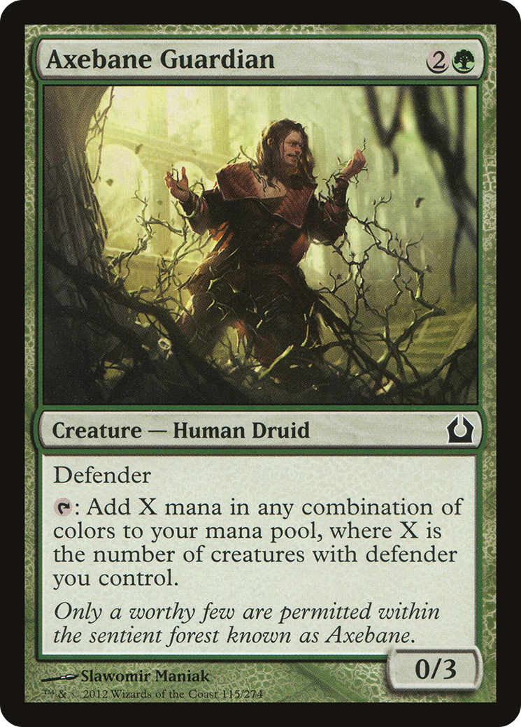 Return to Ravnica - (RTR-115) - Axebane Guardian Foil