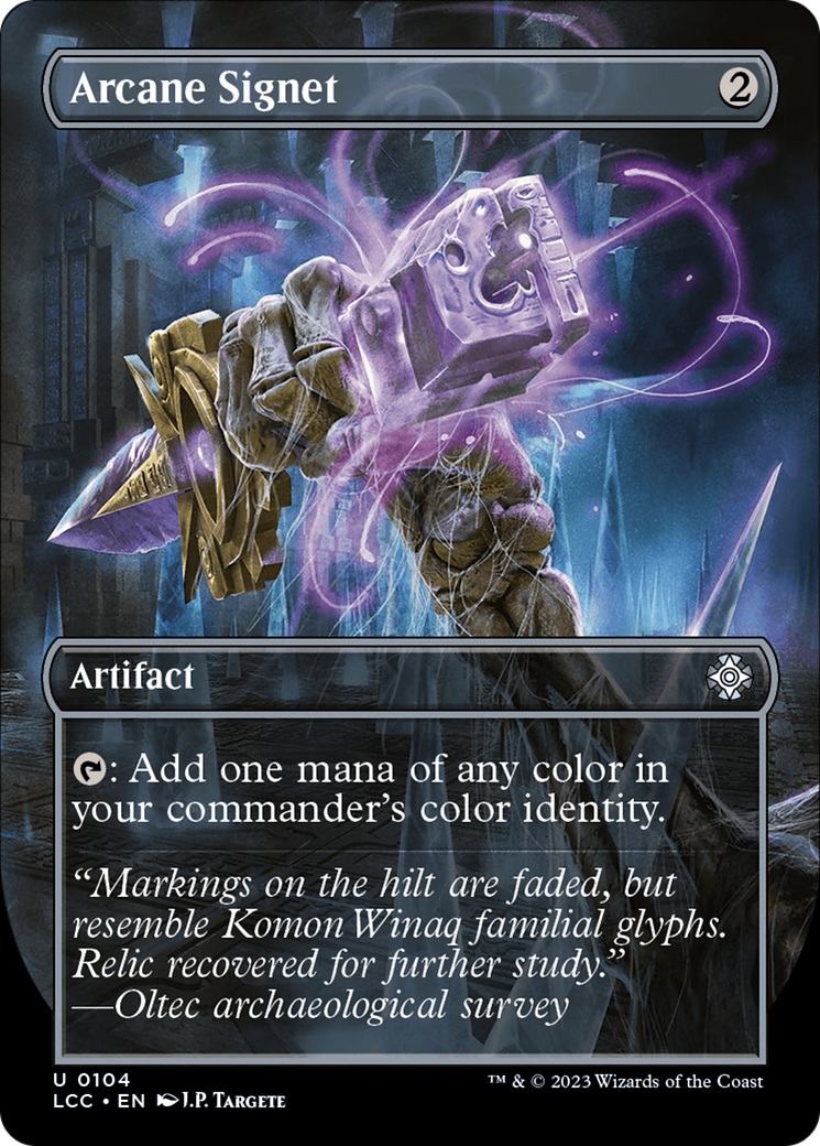 The Lost Caverns of Ixalan Commander - (LCC-104) - Arcane Signet (Borderless)