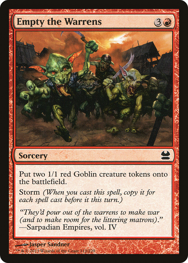 Modern Masters - (MMA-112) - Empty the Warrens