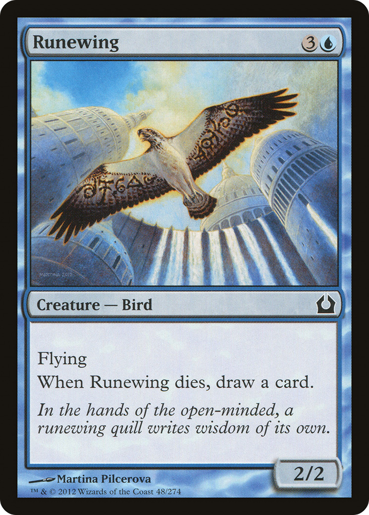 Return to Ravnica - (RTR-048) - Runewing Foil