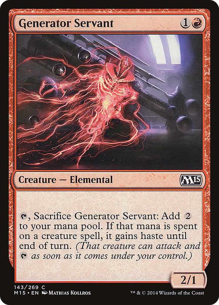 Magic 2015 - (M15-143) - Generator Servant Foil