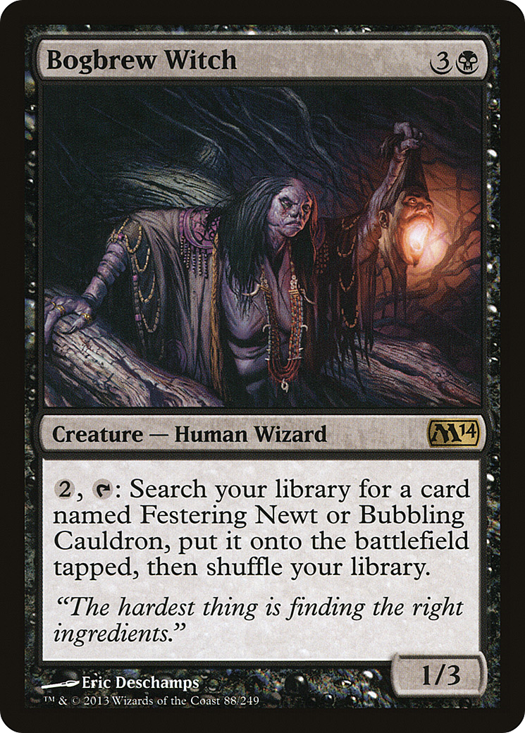 Magic 2014 - (M14-088) - Bogbrew Witch