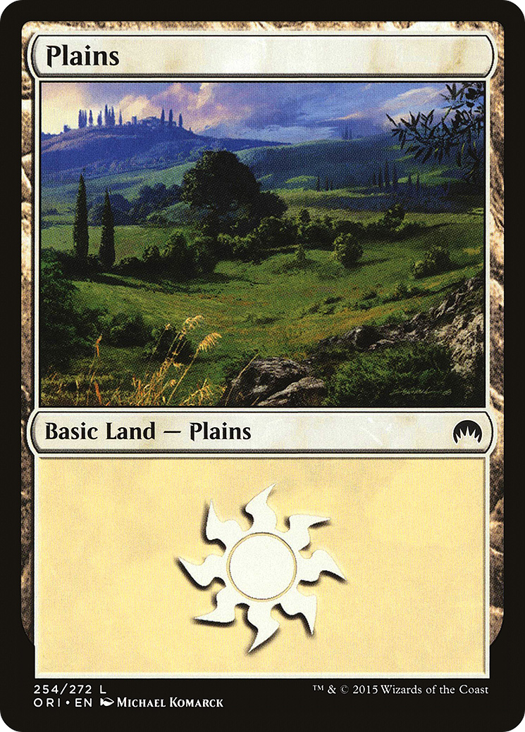 Magic Origins - (ORI-254) - Plains (254) Foil